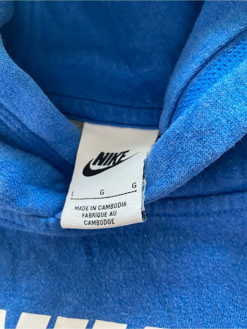 Nike Swoosh Girls Hoodie Size L